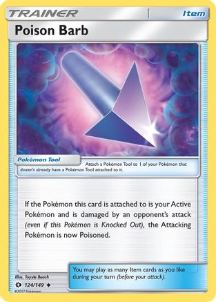 Poison Barb 124/149 - SM Base Set - Poke-Collect