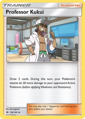 Professor Kukui 128/149 - SM Base Set Reverse Holofoil - Poke-Collect