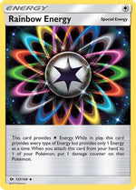 Rainbow Energy 137/149 - SM Base Set Reverse Holofoil - Poke-Collect