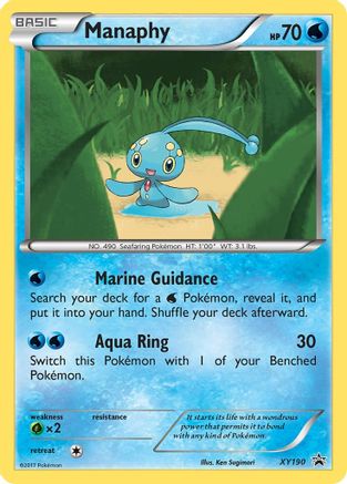 Manaphy - XY190 XY190/211 - XY Promos Holofoil - Poke-Collect