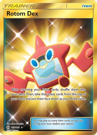 Rotom Dex (Secret) 159/149 - SM Base Set Holofoil - Poke-Collect