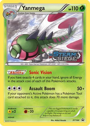 Yanmega XY144/211 - XY Black Star Promos Holofoil - Poke-Collect