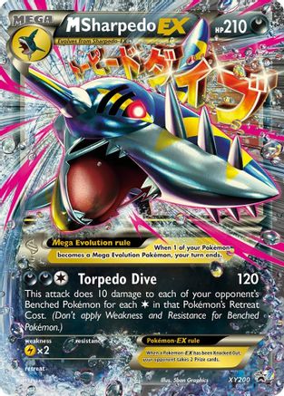 M Sharpedo EX - XY200 XY200/211 - XY Promos Holofoil - Poke-Collect