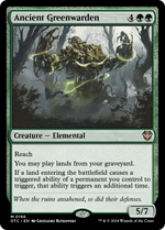 Ancient Greenwarden (OTC-186) - Outlaws of Thunder Junction Commander - Poke-Collect
