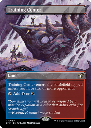 Training Center (CMM-665) - Commander Masters (Borderless) - Poke-Collect