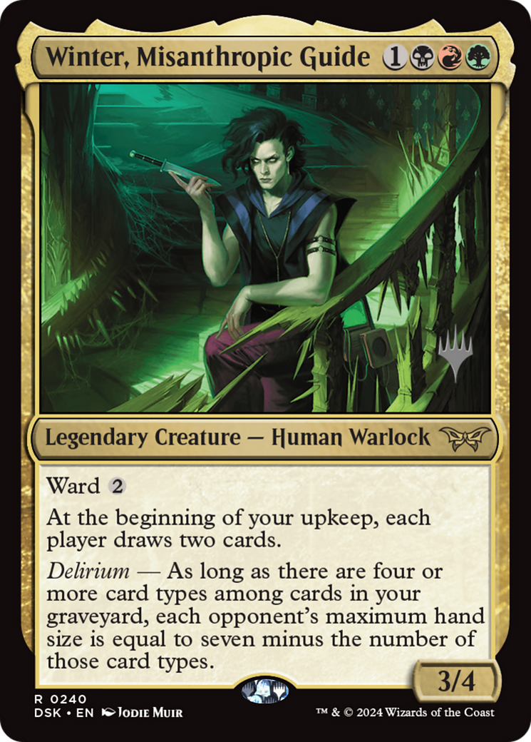 Winter, Misanthropic Guide (PPDSK-240) - Duskmourn: House of Horror Promos - Poke-Collect
