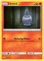Litwick 11/145 - SM  Guardians Rising Reverse Holofoil - Poke-Collect