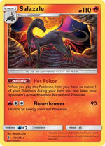 Salazzle 16/145 - SM  Guardians Rising Reverse Holofoil - Poke-Collect