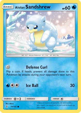Alolan Sandshrew 19/145 - SM  Guardians Rising - Poke-Collect