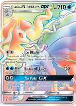 Alolan Ninetales GX (Secret) 150/145 - SM  Guardians Rising Holofoil - Poke-Collect