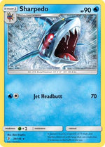 Sharpedo 28/145 - SM  Guardians Rising Reverse Holofoil - Poke-Collect