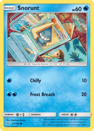 Snorunt 31/145 - Guardians Rising - Poke-Collect