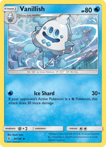 Vanillish 34/145 - Guardians Rising Reverse Holofoil - Poke-Collect