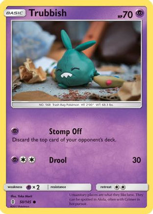 Trubbish 50/145 - Guardians Rising Reverse Holofoil - Poke-Collect