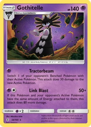 Gothitelle 54/145 - SM  Guardians Rising - Poke-Collect