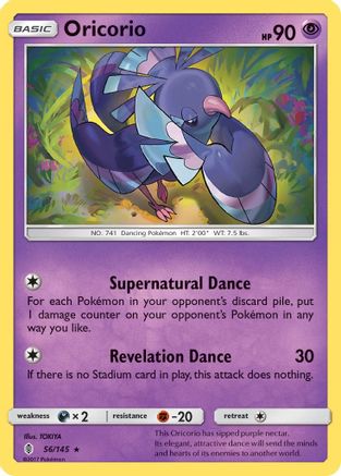 Oricorio (56) 56/145 - SM  Guardians Rising - Poke-Collect