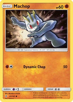 Machop (63) 63/145 - SM  Guardians Rising Reverse Holofoil - Poke-Collect