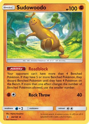 Sudowoodo 66/145 - Guardians Rising - Poke-Collect