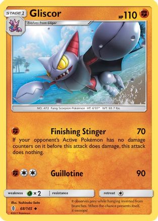 Gliscor 68/145 - SM  Guardians Rising - Poke-Collect