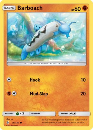 Barboach 70/145 - SM  Guardians Rising - Poke-Collect