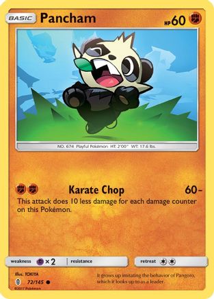 Pancham 72/145 - SM  Guardians Rising - Poke-Collect