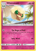 Whimsicott 91/145 - Guardians Rising Reverse Holofoil - Poke-Collect