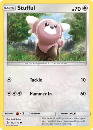 Stufful 112/145 - Guardians Rising - Poke-Collect