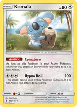 Komala 114/145 - SM  Guardians Rising - Poke-Collect