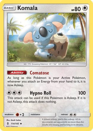 Komala 114/145 - SM  Guardians Rising - Poke-Collect