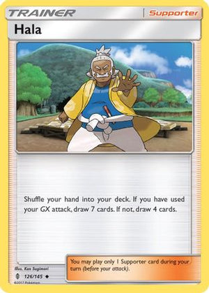 Hala 126/145 - SM  Guardians Rising Reverse Holofoil - Poke-Collect