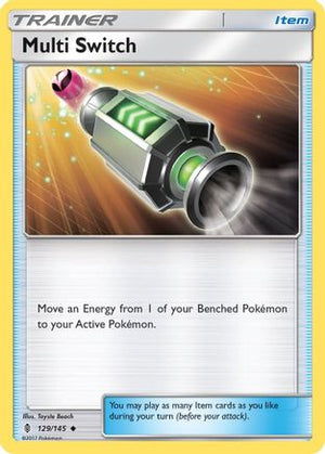 Multi Switch 129/145 - SM  Guardians Rising Reverse Holofoil - Poke-Collect