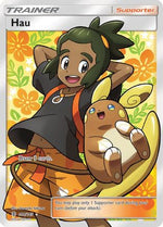 Hau (Full Art) 144/145 - SM  Guardians Rising Holofoil - Poke-Collect