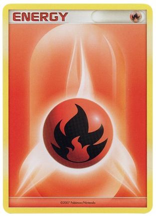 Fire Energy (2007 Unnumbered D/P Style Non-Holo) - League & Championship Cards - Poke-Collect