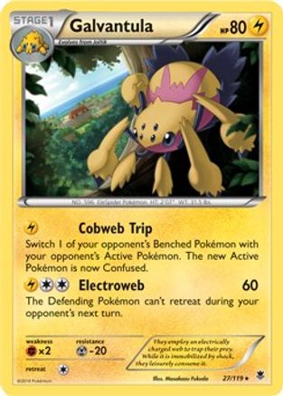 Galvantula - 27/119 (XY Phantom Forces) 27 - Deck Exclusives Holofoil - Poke-Collect