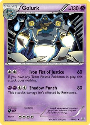 Golurk - 46/101 (BW Plasma Blast) 46 - Deck Exclusives - Poke-Collect