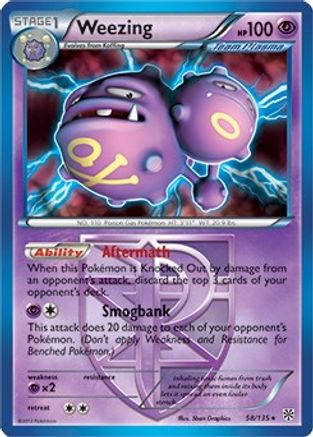 Weezing - 58/135 (BW Plasma Storm) 58 - Deck Exclusives - Poke-Collect