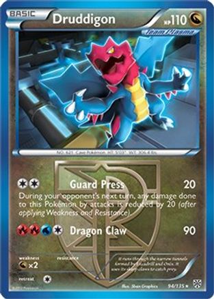 Druddigon - 94/135 (BW Plasma Storm) 94 - Deck Exclusives Holofoil - Poke-Collect