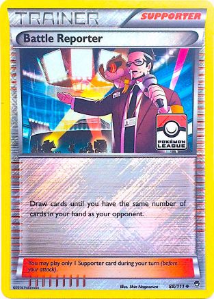 Battle Reporter - 88/111 (Pokemon League) 88 - League & Championship Cards Reverse Holofoil - Poke-Collect