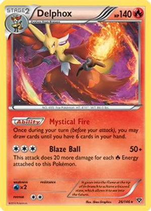 Delphox - 26/146 (XY Base Set) 26 - Deck Exclusives - Poke-Collect