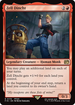 Zell Dincht (FIN-170) - FINAL FANTASY - Poke-Collect