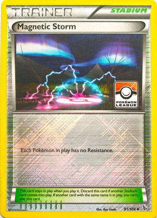 Magnetic Storm - 91/106 (Pokemon League) 91 - League & Championship Cards Reverse Holofoil - Poke-Collect
