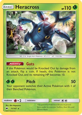 Heracross 11/147 - SM  Burning Shadows - Poke-Collect