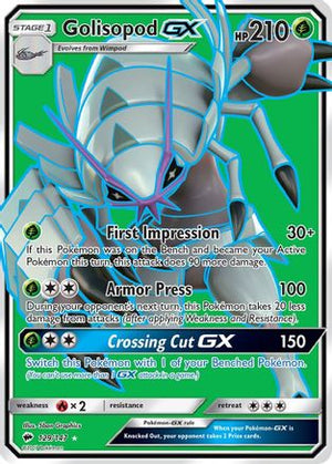 Golisopod GX (Full Art) 129/147 - SM  Burning Shadows Holofoil - Poke-Collect