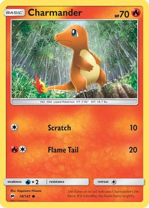Charmander 18/147 - SM  Burning Shadows - Poke-Collect
