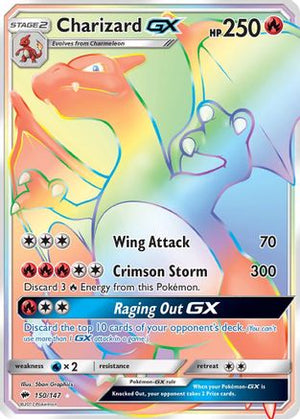 Charizard GX (Secret) 150/147 - SM  Burning Shadows Holofoil - Poke-Collect