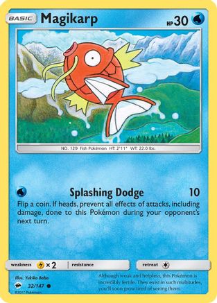 Magikarp 32/147 - SM  Burning Shadows - Poke-Collect