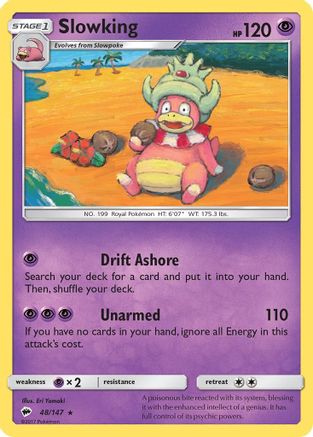 Slowking 48/147 - Burning Shadows - Poke-Collect