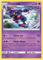 Toxicroak 55/147 - Burning Shadows Reverse Holofoil - Poke-Collect