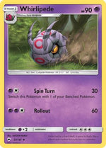 Whirlipede 57/147 - Burning Shadows Reverse Holofoil - Poke-Collect