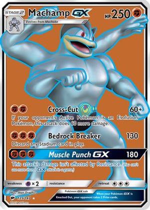 Machamp GX (Full Art) 135/147 - SM  Burning Shadows Holofoil - Poke-Collect